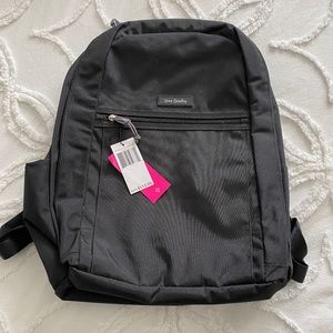 Vera Bradley NWT Black Lighten Up Grand Backpack